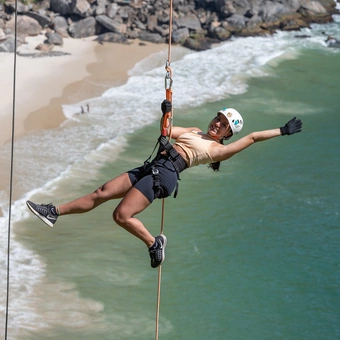 Rapel e Pêndulo na Pedra da Tartaruga - Privativo